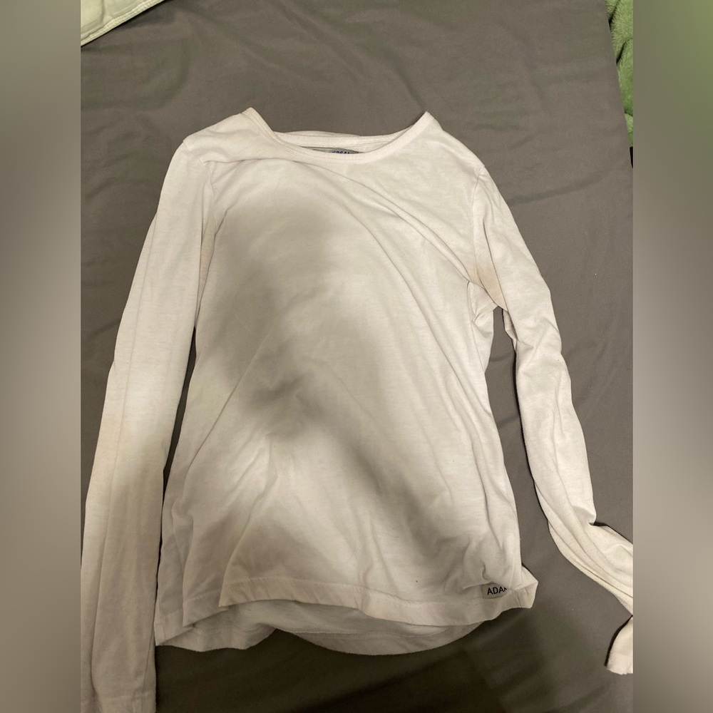 Plain white tee